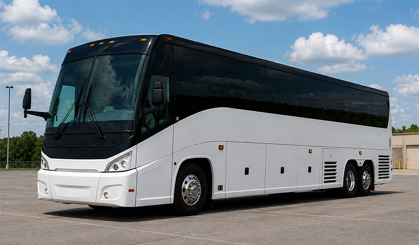 56-passenger charter bus in Round Rock, TX